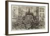 Swiss National Festival at Geneva, Meeting of the Cantons, Rue Du Mont Blanc-null-Framed Giclee Print