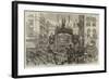 Swiss National Festival at Geneva, Meeting of the Cantons, Rue Du Mont Blanc-null-Framed Giclee Print