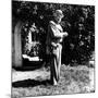 Swiss Psychiatrist Dr. Carl Jung Standing in Garden Outside His Home-Dmitri Kessel-Mounted Premium Photographic Print