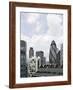 Swiss Re Tower by Architect Sir Norman Foster, 30 St Mary Axe, City of London, England, Uk-Axel Schmies-Framed Photographic Print