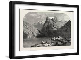 Swiss School. Lake Lucerne, 1855-Alexandre Calame-Framed Giclee Print