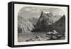 Swiss School. Lake Lucerne, 1855-Alexandre Calame-Framed Stretched Canvas