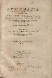 Titlepage of a Printed Edition of the 'Archimedes Palimpsest', Editio Princeps, 1544-Swiss School-Giclee Print
