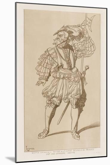 Swiss Soldier in La Garde Des Rois De France-Raphael Jacquemin-Mounted Giclee Print