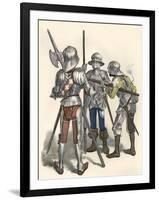 Swiss Soldiers, 15th C-null-Framed Art Print