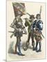 Swiss Soldiers, 15th C-null-Mounted Art Print