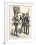 Swiss Soldiers, 15th C-null-Framed Art Print