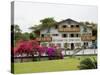 Swiss Style Hotel and Restaurant Near Nuevo Arenal, Costa Rica, Central America-R H Productions-Stretched Canvas