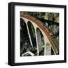 Swiss Train Bridge-null-Framed Art Print