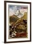 Swiss Travel Poster, 1898-null-Framed Giclee Print