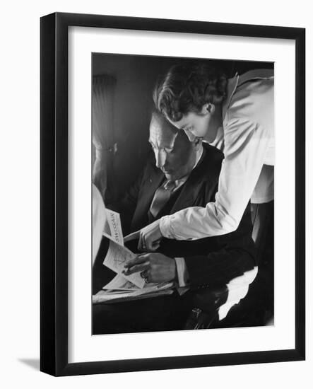 Swissair Hostess-null-Framed Photographic Print