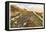 Switchbacks up Pike's Peak, Colorado-null-Framed Stretched Canvas