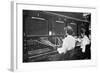 Switchboard Operators at Work, Early 20th Century-null-Framed Giclee Print