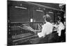 Switchboard Operators at Work, Early 20th Century-null-Mounted Giclee Print