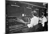 Switchboard Operators at Work, Early 20th Century-null-Mounted Giclee Print