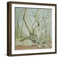 Swithland Oak, 2014-Ann Brain-Framed Giclee Print