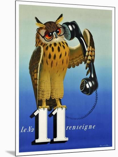 Switz 1921 Phone Co-Vintage Lavoie-Mounted Premium Giclee Print