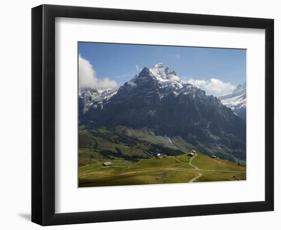 Switzerland, Bern Canton, First, the Wetterhorn-Jamie And Judy Wild-Framed Photographic Print