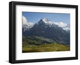 Switzerland, Bern Canton, First, the Wetterhorn-Jamie And Judy Wild-Framed Photographic Print