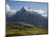 Switzerland, Bern Canton, First, the Wetterhorn-Jamie And Judy Wild-Mounted Photographic Print