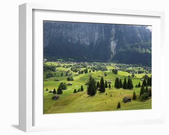 Switzerland, Bern Canton, Grindelwald, Alpine Farming Community-Jamie And Judy Wild-Framed Photographic Print