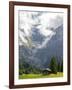 Switzerland, Bern Canton, Grindelwald, Barns Near First-Jamie And Judy Wild-Framed Photographic Print