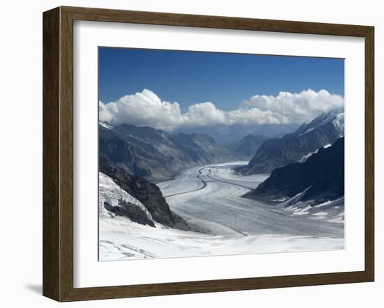 Switzerland, Bern Canton, Jungfraujoch, Aletsch Glacier-Jamie And Judy Wild-Framed Photographic Print