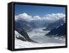 Switzerland, Bern Canton, Jungfraujoch, Aletsch Glacier-Jamie And Judy Wild-Framed Stretched Canvas