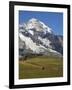 Switzerland, Bern Canton, Kleine Scheidegg, Jungfraubahn Train Cars with the Monk-Jamie And Judy Wild-Framed Photographic Print