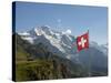 Switzerland, Bern Canton, Mannlichen, the Jungfrau-Jamie And Judy Wild-Stretched Canvas