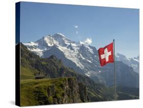 Switzerland, Bern Canton, Mannlichen, the Jungfrau-Jamie And Judy Wild-Stretched Canvas
