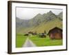 Switzerland, Bern Canton, Murren, Chalets and Barns in Alpine Environment-Jamie And Judy Wild-Framed Photographic Print