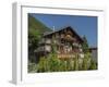 Switzerland, Bern Canton, Murren, Swiss Chalet-Jamie And Judy Wild-Framed Photographic Print