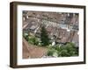 Switzerland, Bern Canton, Thun, View of City from Thun Castle, Old Town-Jamie And Judy Wild-Framed Photographic Print