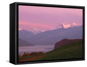 Switzerland, Bernese Alps, Lake Thun-null-Framed Stretched Canvas