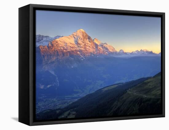 Switzerland, Bernese Oberland, Grindelwald, First, Mt Eiger-Michele Falzone-Framed Stretched Canvas