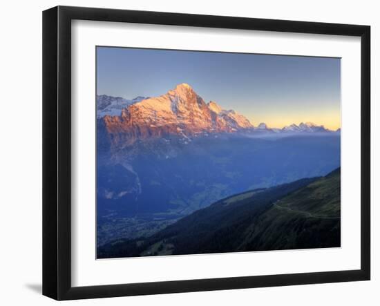 Switzerland, Bernese Oberland, Grindelwald, First, Mt Eiger-Michele Falzone-Framed Photographic Print