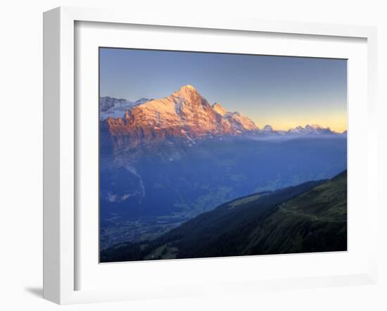 Switzerland, Bernese Oberland, Grindelwald, First, Mt Eiger-Michele Falzone-Framed Photographic Print