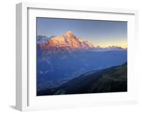 Switzerland, Bernese Oberland, Grindelwald, First, Mt Eiger-Michele Falzone-Framed Photographic Print