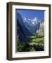 Switzerland, Bernese Oberland, Lauterbrunnen Town and Valley-Michele Falzone-Framed Photographic Print