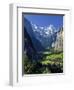 Switzerland, Bernese Oberland, Lauterbrunnen Town and Valley-Michele Falzone-Framed Photographic Print