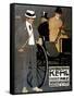 Switzerland - Confection Kehl Gentlemen Clothing Advertisement Poster-Lantern Press-Framed Stretched Canvas