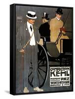 Switzerland - Confection Kehl Gentlemen Clothing Advertisement Poster-Lantern Press-Framed Stretched Canvas