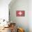 Switzerland Country Flag - Barnwood Painting-Lantern Press-Mounted Art Print displayed on a wall