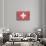 Switzerland Country Flag - Barnwood Painting-Lantern Press-Art Print displayed on a wall