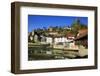 Switzerland, Fribourg on the Sarine River, Cats Tower and Red Tower-Uwe Steffens-Framed Photographic Print