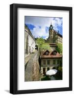 Switzerland, Fribourg on the Sarine River-Uwe Steffens-Framed Photographic Print