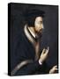 Switzerland, Geneva, Portrait of French Theologian and Religious Reformer, John Calvin-null-Stretched Canvas