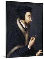 Switzerland, Geneva, Portrait of French Theologian and Religious Reformer, John Calvin-null-Stretched Canvas