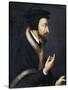 Switzerland, Geneva, Portrait of French Theologian and Religious Reformer, John Calvin-null-Stretched Canvas